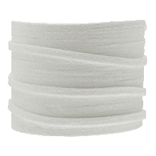 Kunst Wildlederband (3 mm / 1.5 mm) White (5 Meter)