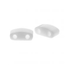 Miyuki Half Tila (5 x 2.3 mm) White Opaque (50 Stück)