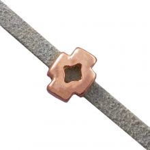 Schieber (Innenmaß 3 x 2 mm) Rose Gold (10 Stück)