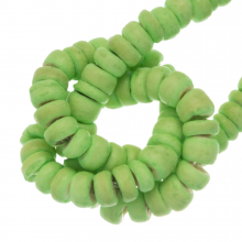 Kokos Perlen (4 - 5 mm) Apple Green (110 Stück)