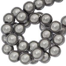 Acrylperlen Miracle 3D (8 mm) Cool Grey (90 Stück)