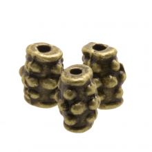 Metallperlen (5 x 3.5 mm) Bronze (20 Stück)