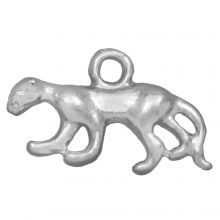 Charm Panther (11 x 3,5 mm) Altsilber (25 Stück)