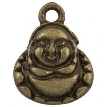 Charm Buddha (14 x 10 mm) Bronze (25 Stück)