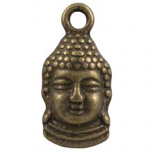 Charm Buddha (15 x 7 mm) Bronze (25 Stück)