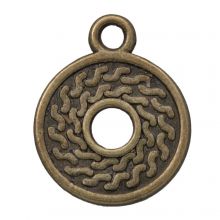 Charm (16 x 14 mm) Bronze (25 Stück)