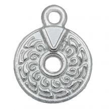 Charm (13 x 11 mm) Altsilber (25 Stück)