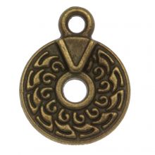 Charm (13 x 11 mm) Bronze (25 Stück)